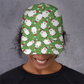 Cartoon Santa Claus Pattern Print Baseball Cap