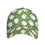 Cartoon Santa Claus Pattern Print Baseball Cap