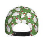 Cartoon Santa Claus Pattern Print Baseball Cap