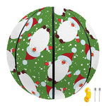 Cartoon Santa Claus Pattern Print Basketball