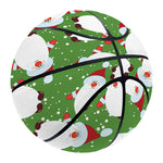 Cartoon Santa Claus Pattern Print Basketball