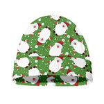Cartoon Santa Claus Pattern Print Beanie