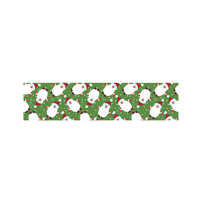 Cartoon Santa Claus Pattern Print Bed Runner
