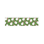 Cartoon Santa Claus Pattern Print Bed Runner