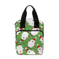 Cartoon Santa Claus Pattern Print Bible Tote Bag