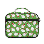 Cartoon Santa Claus Pattern Print Briefcase Bible Bag
