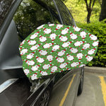 Cartoon Santa Claus Pattern Print Car Side Mirror Covers