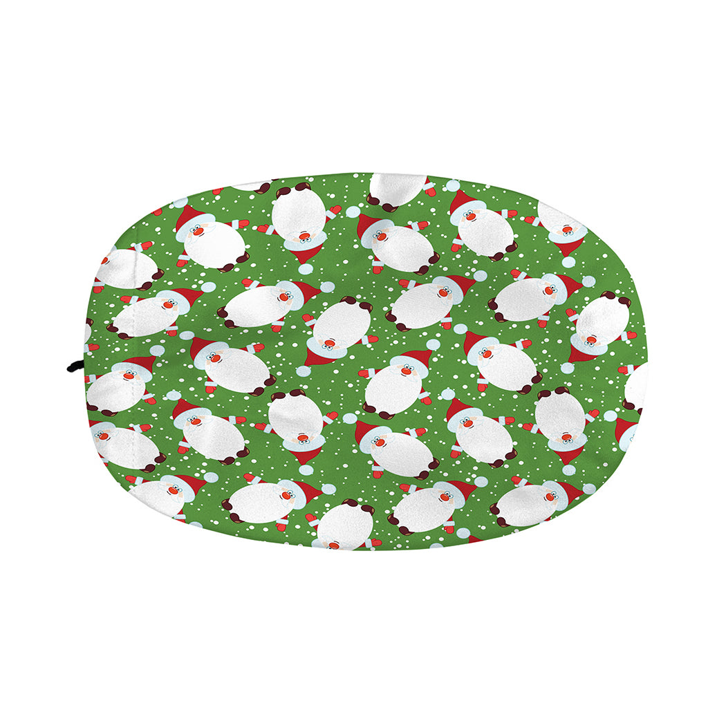 Cartoon Santa Claus Pattern Print Car Side Mirror Covers