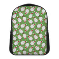 Cartoon Santa Claus Pattern Print Casual Backpack