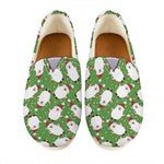 Cartoon Santa Claus Pattern Print Casual Shoes