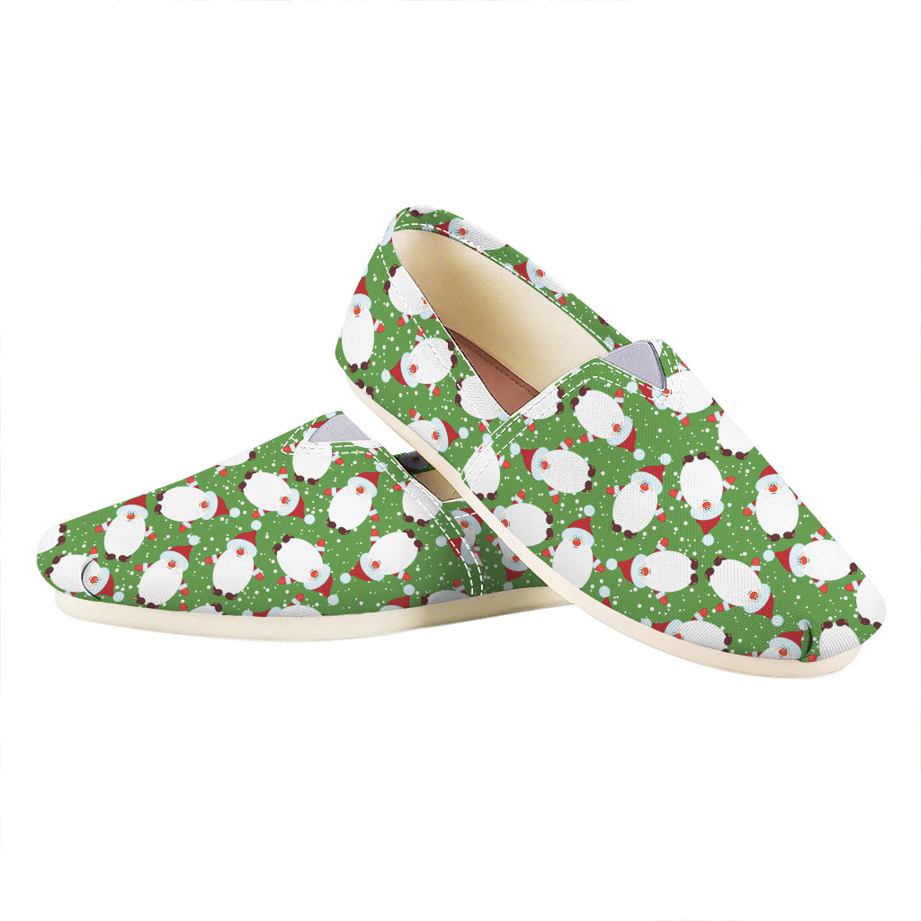 Cartoon Santa Claus Pattern Print Casual Shoes