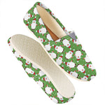 Cartoon Santa Claus Pattern Print Casual Shoes