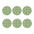 Cartoon Santa Claus Pattern Print Coaster Set