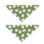 Cartoon Santa Claus Pattern Print Dog Bandana