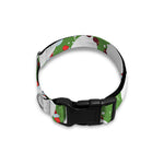Cartoon Santa Claus Pattern Print Dog Collar