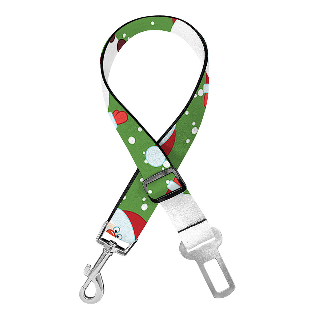 Cartoon Santa Claus Pattern Print Dog Seat Belt