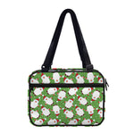 Cartoon Santa Claus Pattern Print Double Strap Bible Bag