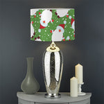 Cartoon Santa Claus Pattern Print Drum Lamp Shade