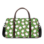 Cartoon Santa Claus Pattern Print Duffle Bag