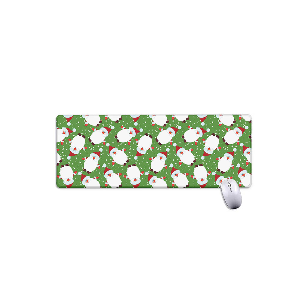 Cartoon Santa Claus Pattern Print Extended Mouse Pad