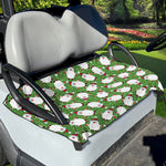 Cartoon Santa Claus Pattern Print Golf Cart Seat Cover