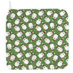 Cartoon Santa Claus Pattern Print Hand Towel