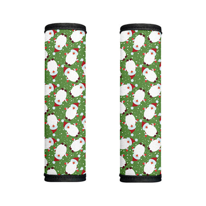 Cartoon Santa Claus Pattern Print Handle Covers