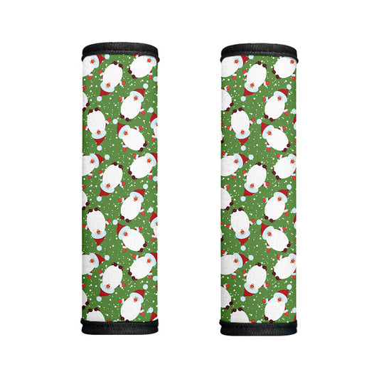Cartoon Santa Claus Pattern Print Handle Covers