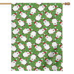 Cartoon Santa Claus Pattern Print House Flag