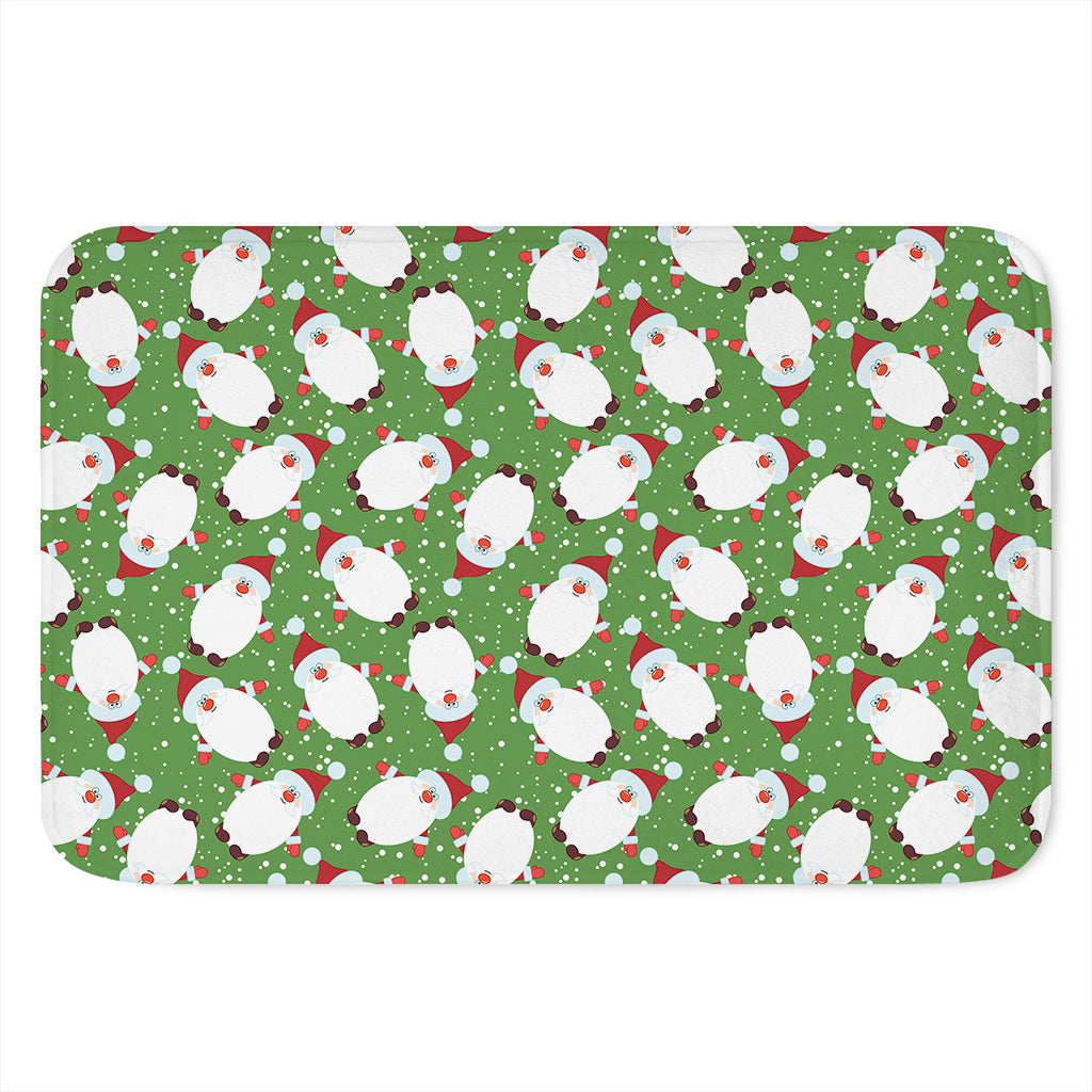 Cartoon Santa Claus Pattern Print Indoor Door Mat