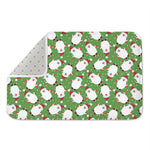 Cartoon Santa Claus Pattern Print Indoor Door Mat