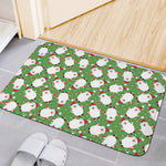 Cartoon Santa Claus Pattern Print Indoor Door Mat