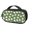 Cartoon Santa Claus Pattern Print Portable Cooler Travel Case