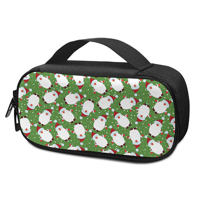 Cartoon Santa Claus Pattern Print Insulin Cooler Travel Case