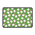 Cartoon Santa Claus Pattern Print Kitchen Mat