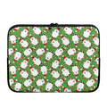Cartoon Santa Claus Pattern Print Laptop Sleeve