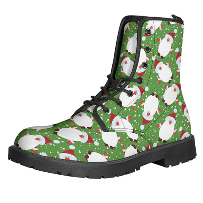 Cartoon Santa Claus Pattern Print Backpack