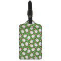 Cartoon Santa Claus Pattern Print Luggage Tag