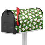 Cartoon Santa Claus Pattern Print Mailbox Cover