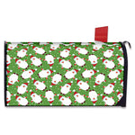 Cartoon Santa Claus Pattern Print Mailbox Cover