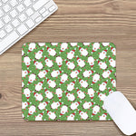 Cartoon Santa Claus Pattern Print Mouse Pad