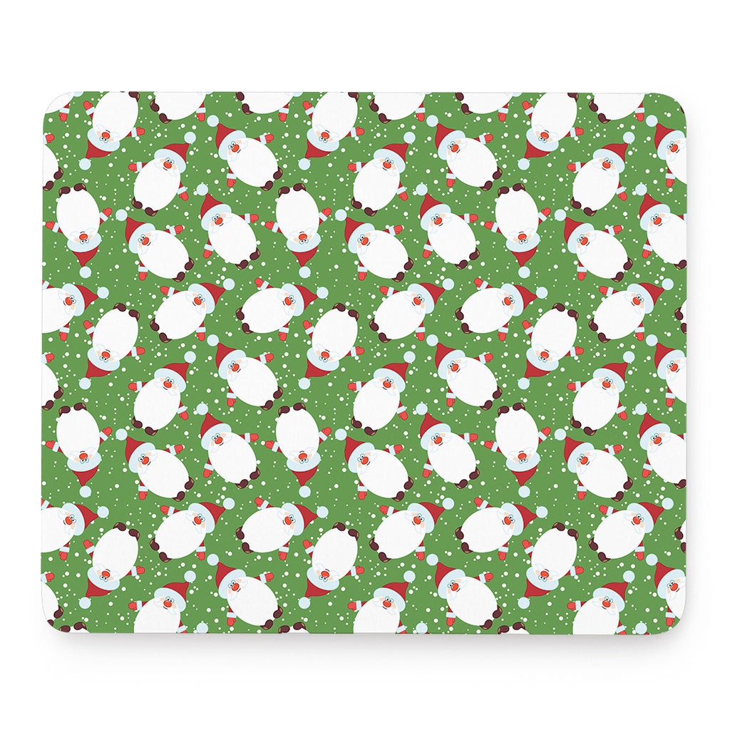 Cartoon Santa Claus Pattern Print Mouse Pad