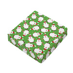 Cartoon Santa Claus Pattern Print Outdoor Seat Cushion Cover