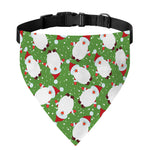 Cartoon Santa Claus Pattern Print Over The Collar Dog Bandana