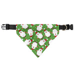 Cartoon Santa Claus Pattern Print Over The Collar Dog Bandana