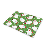 Cartoon Santa Claus Pattern Print Pet Cooling Mat Cover