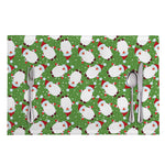 Cartoon Santa Claus Pattern Print Placemat