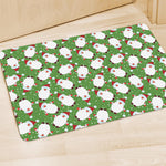 Cartoon Santa Claus Pattern Print Polyester Doormat