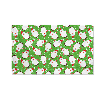 Cartoon Santa Claus Pattern Print Polyester Flag