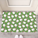 Cartoon Santa Claus Pattern Print Rubber Doormat